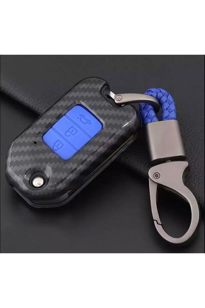 AYZ GARAGE Husa pentru chei Honda Switchblade Negru Albastru Carbon