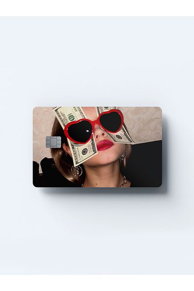 Planet Butik Money Girls Card Covering Sticker