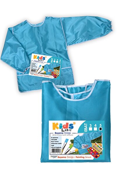 Kids Like مقاس 5 (12 15 سنة) XXL مريلة طلاء تركواز مقاومة للماء والطلاء إنتاج...