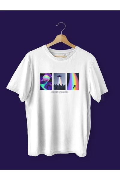 Fanciful Ας πάμε στο άλλο μέρος Space Universe Printed Normal Fit Regular Fit...