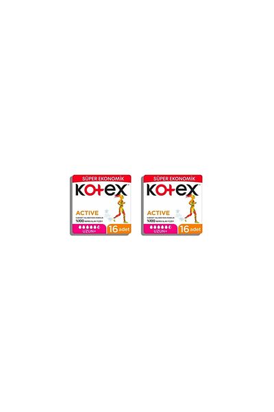 Kotex 4 Pieces Long Active X 2 Pieces
