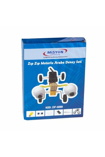 Misyon Fen Bilgisi Dersi Için Deney Seti Zıp Zıp Motorlu Araba