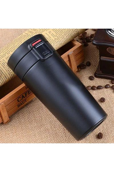 NRDLİFE Stainless Steel Thermos 380 Ml Special Locked System Double Layer Hand Non-Burning Thermos Mug