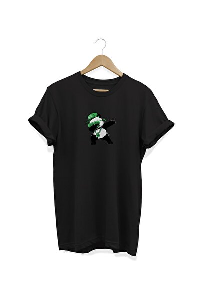 WİDİ Panda Štampano crna T-shirt