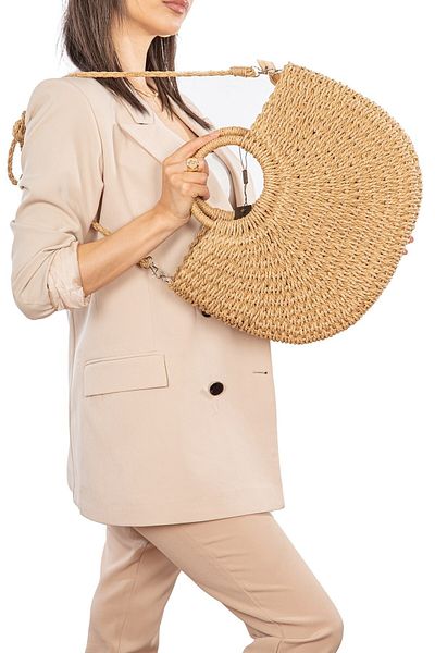 Matthew Cox Τσάντα Matthewcox Camel Straw - Hsr1105