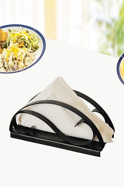 MG HOME Дизайнерска поставка за салфетки Bridge Black 56926
