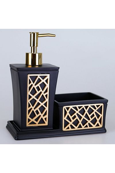 Selim Mirage Liquid Sponge Holder Μαύρο Χρυσό