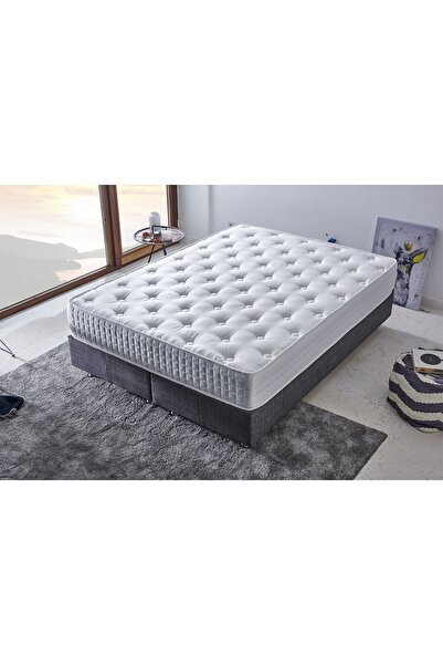 Niron Yatak Niron Comfort White Yatak Tek Kişilik Lüks Ortopedik Saten Kumaşl...