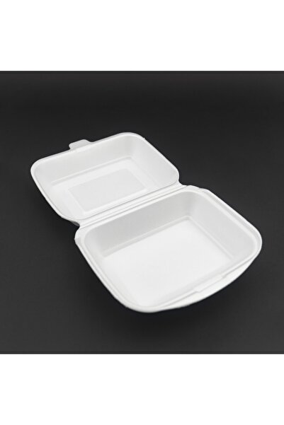 Bordopack Büyük Hamburger Köpük Tabak 500 Adet / Paket