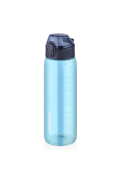 Vagonlife Vagon Mixed Color Water Bottle with Straw Vgn-4104-blue