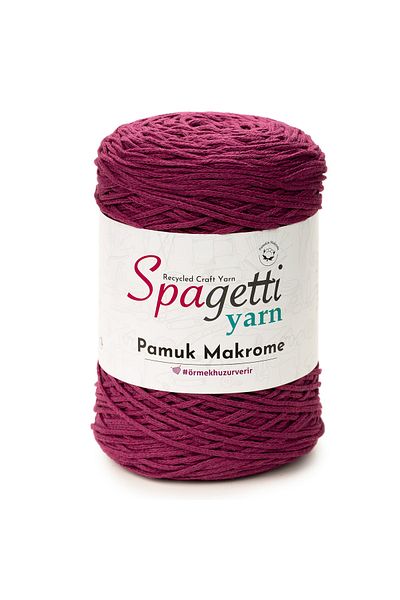 Spagettiyarn Violet Cotton Macrame Thread
