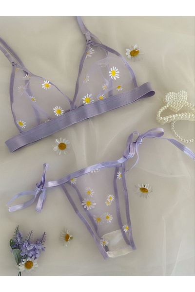 MH Moony Homewears Комплект мека сука Lilac Daisy