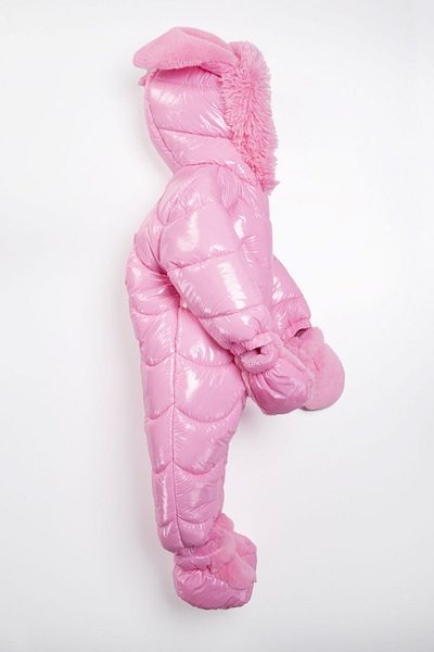 PODİUM GİYİM New Season Cute Cool Rabbit Ears Hooded Cosmonaut Jumpsuit