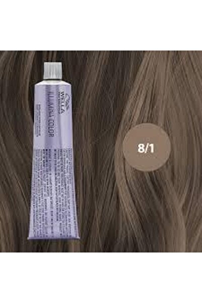 Wella Illumina 8/1 Açık Küllü Kumral Saç Boyası 60 _ml
