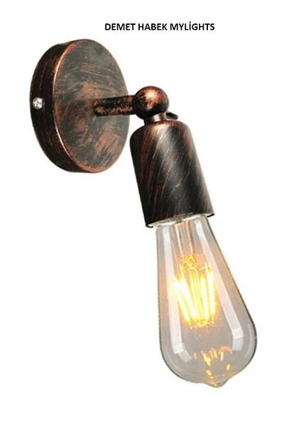 demet habek mylights Retro Articulated Copper Sconce Movable Wall Sconce