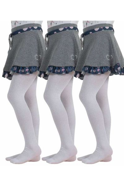 Tezzgelsin Памучен чорапогащник за момиче 3 бр