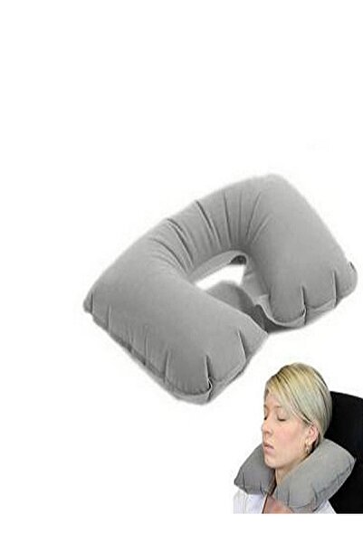 Neptüns Ортопедична надувна подушка для подорожей, шийний комір, портативна надувна подушка