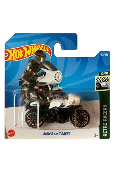 HOT WHEELS Bmw R Ninet Racer Motosiklet Die Cast Diecast Bmw R Ninet Retro Racers Motorsiklet Beyaz