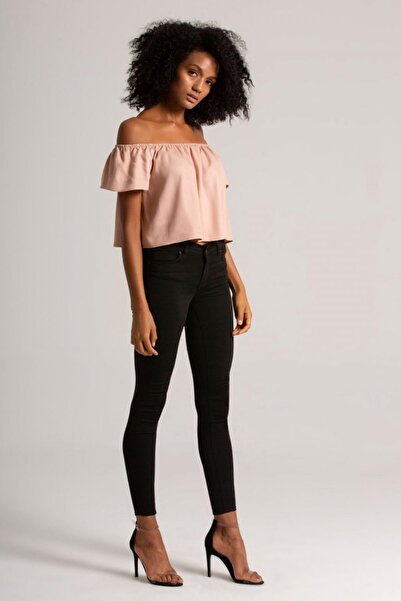 Ltb Women's Lonıablack Lonıa Black Wash Jean Trousers