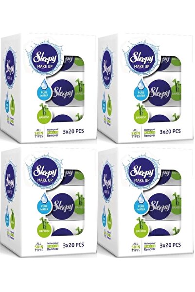 Sleepy منشفة تنظيف الوجه من الخيزران 240 ورقة (12pk*20)