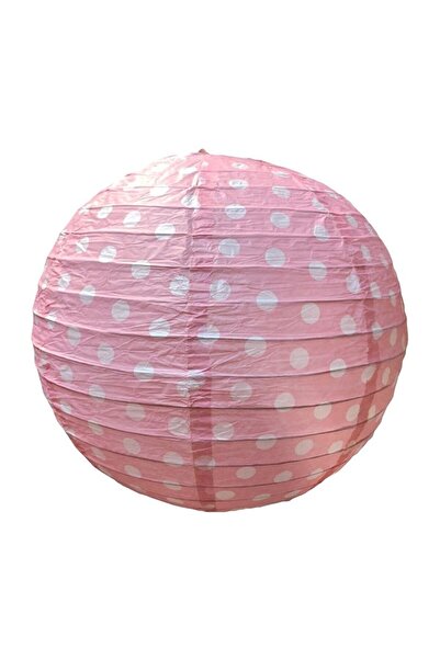 Kağıt Fener (pembe Puantiyeli)
