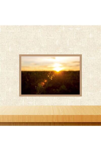 Astra Market Ρετρό Ξύλινο Τραπέζι 20cm X 30cm με Σχέδιο Ανθισμένου Λουλουδιού...