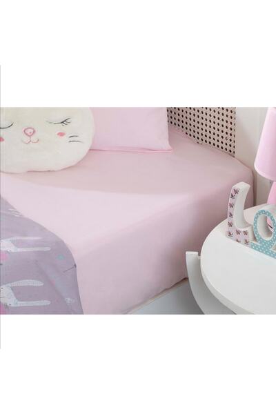 English Home Soft Pamuklu Bebe Lastikli Çarşaf 70x140 Cm Pembe