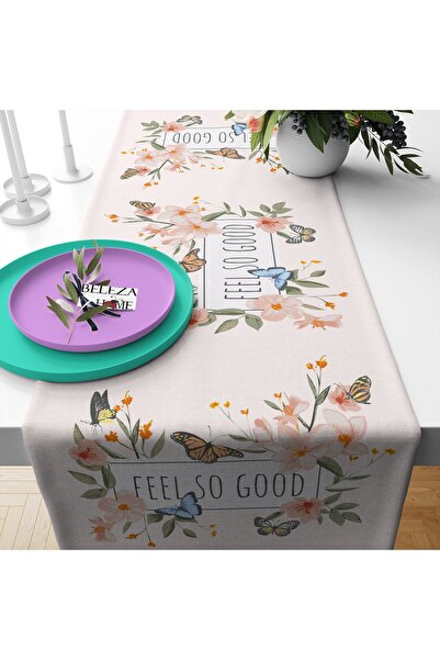 BelezaHome Butterfly And Flower Themed American & Runner Service