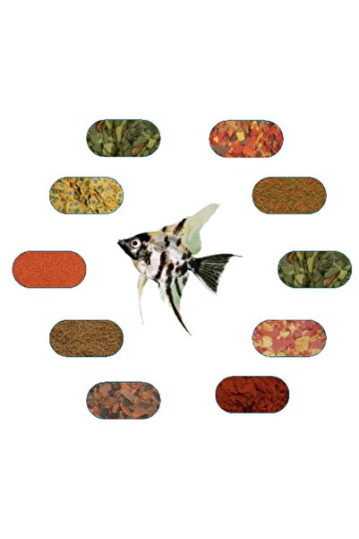 Genel Markalar MELEK BALIĞI YEM PAKETİ ( 50'ŞER GR - 6 ÇEŞİT )