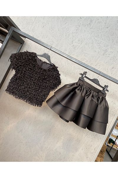 SCSTİL Black Blouse And Skirt