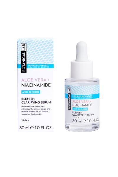 Botanicallab Serum for Acne Prone Skin with Aloevera and Niacinamide 30 ml