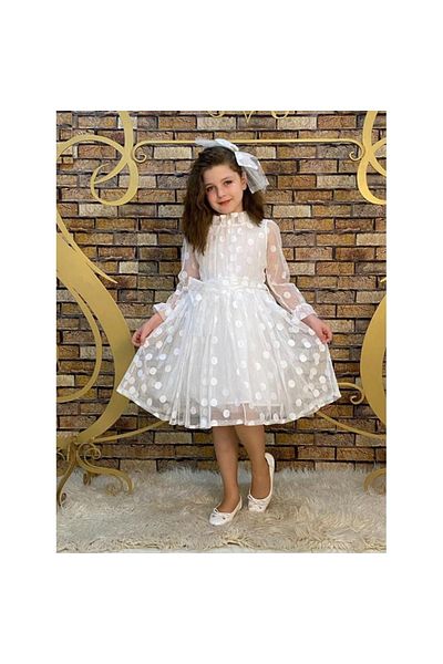 Mashotrend White Kids Dresses Styles Prices Trendyol