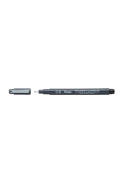 Pentel Pointliner Fiber Tiped Technical Drawing Pen 0.8mm