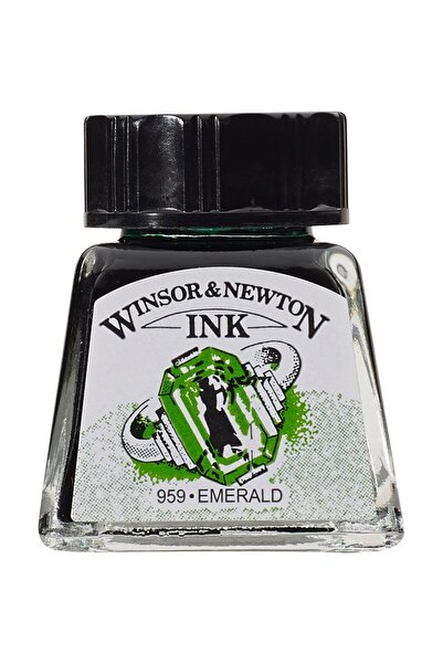 Winsor Newton Winsor & Newton Drawing Ink Çizim Mürekkebi 14ml Emerald 235