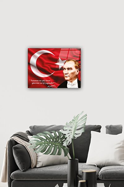 Decorita Стъклена маса | Серия Ататюрк | 3 | 30 см х 40 см