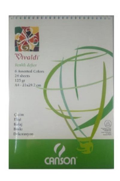 Canson Vivaldi A4 24 Yp Color Picture Notebook