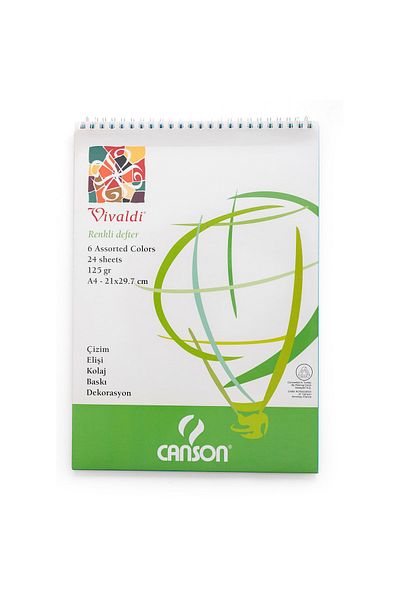 Canson Vivaldi A4 24 Yp Color Picture Notebook