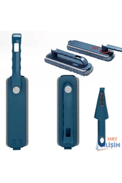 mrtbilisim Çok Amaçlı Ev Temizlik Fırçası 360° Dönebilen Katlanır Sap Zemin S...
