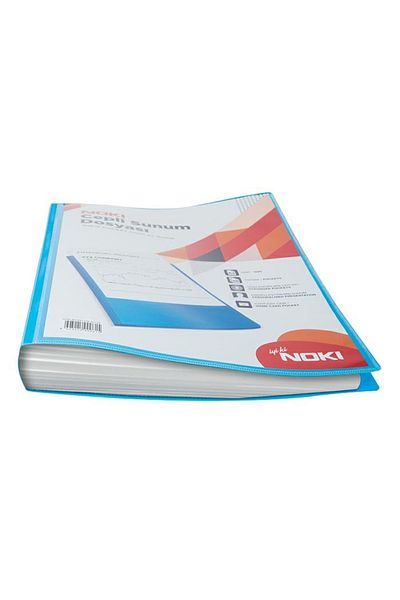 Noki Prime Presentation File 40 Sheets Blue