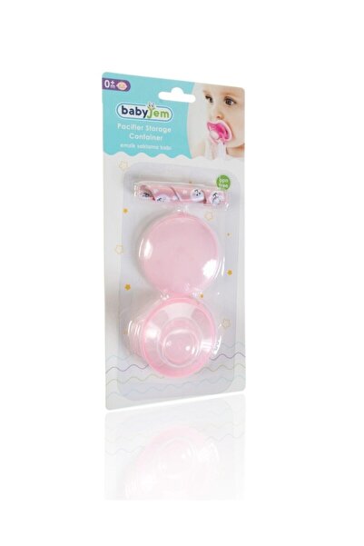 Babyjem Emzik Saklama Kabı Pembe