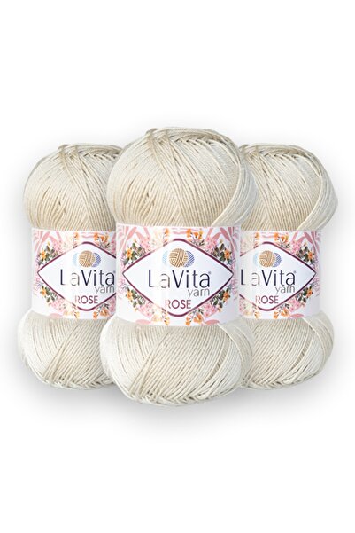 LaVita Yarn مجموعة من 3 قطع من خيوط أميجورومي وبنش وإيتامين وخيوط الحياكة الي...