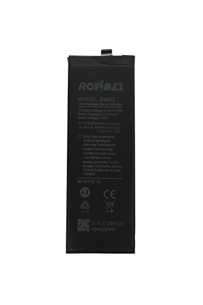 Rovimex Xiaomi Redmi Note 10 Pro Bn53 Batarya Pil