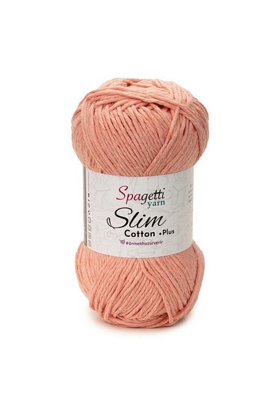 Spagettiyarn Slim Cotton Plus Yavruağzı Πλεκτό νήμα χειρός