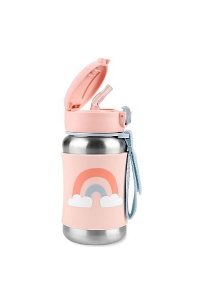 Skip Hop Spark Style - Stainless Steel Rainbow, Straw Drinker