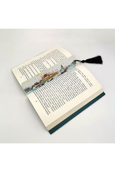 Sadrazam Βιβλιοδείκτης Istanbul Printed, Tassel Bookmark (δώρο Σελιδοδείκτης, σελιδοδείκτης-073)