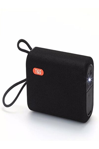 TG Taşınabilir Kablosuz Bluetooth Hoparlör Tf Usb Fm El Feneri Ile Led Işık S...