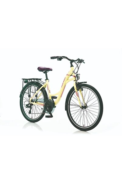 Corelli Merrie 24 V Fren 21 Vites 24 Jant Şehir Bisikleti Krem kahve 41 cm