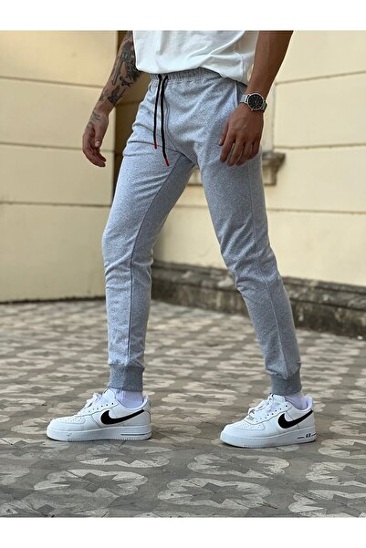 Genel Markalar Unisex Spor Eşofman Altı Gri Renk
