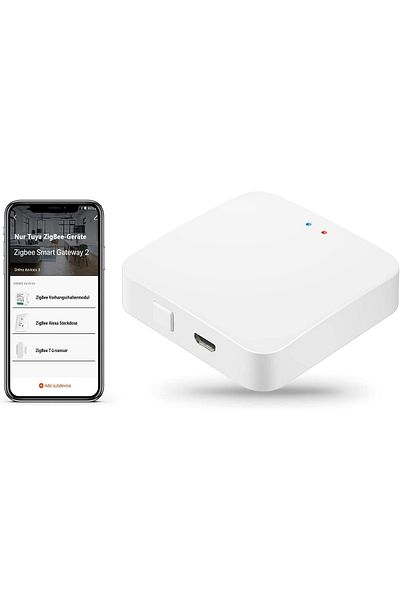 Berlinshop Teekar Tuya Zigbee Hub - Smart Home 3.0 Gateway, Smart Devices Compatible, App U