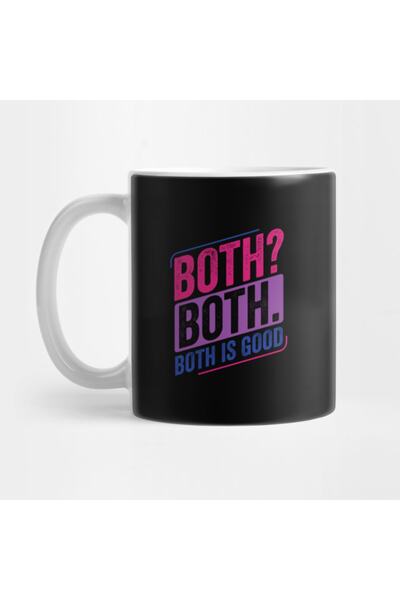 Pixxa Both? Both? Bi Pride Bisexual Bisexuality Flag Kupa Bardak